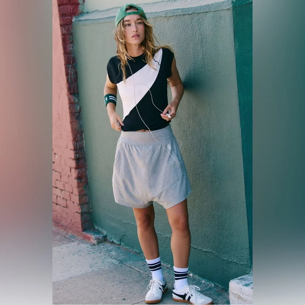 FP MOVEMENT by FREE PEOPLE Tempo Colorblock Tee TOP - Picture 4 of 6